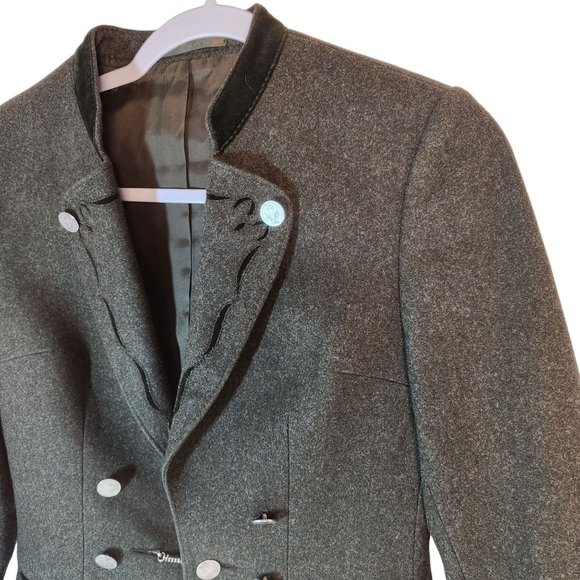 Trey Lodenfrey Wool Jacket Blazer w/Cut-Out Detail on Lapels Women's Size Small - Picture 6 of 12